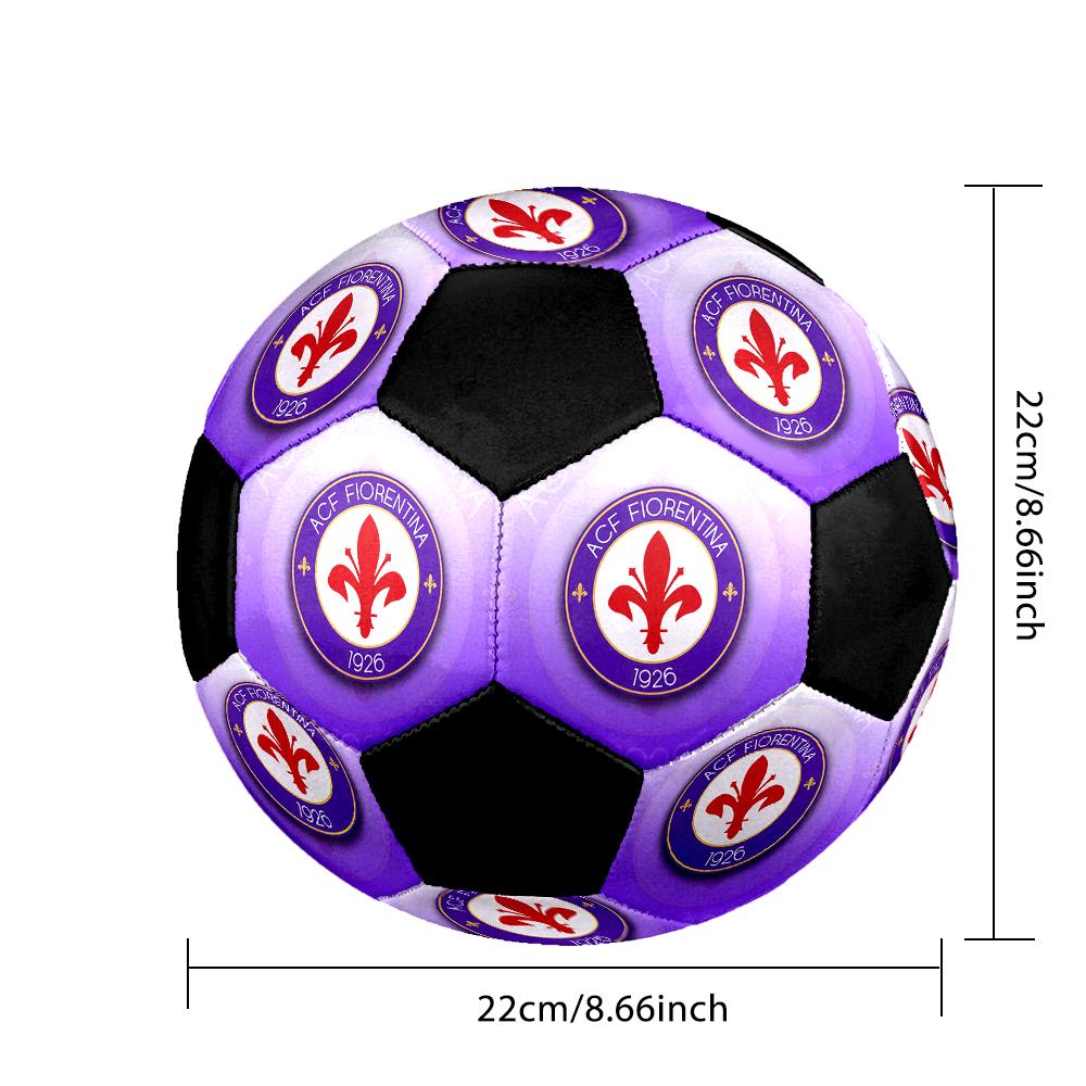 РАЗМЕР 5 Футбольный мяч ACF Fiorentina Цветной Для всех возрастов Машинная строчка ПВХ Готов к соревнованиям Прочный Высокий отскок