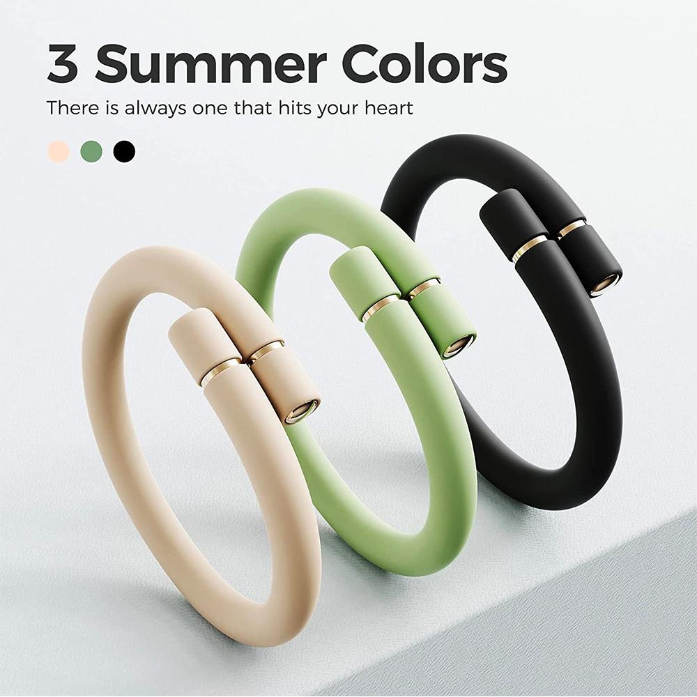 2 шт. Браслеты от комаров Силиконовые водонепроницаемые браслеты от насекомых