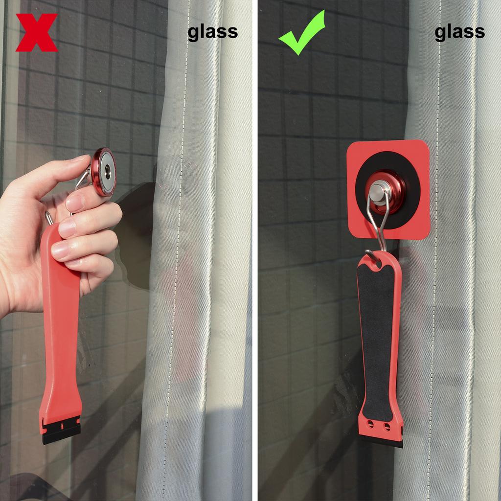 FOSHIO 4/8pcs Anti-Slip Adsorptive Patches For Magnet Gripper Window Glass Film Holding Pad Fixing Tool Car Tinting Accessories