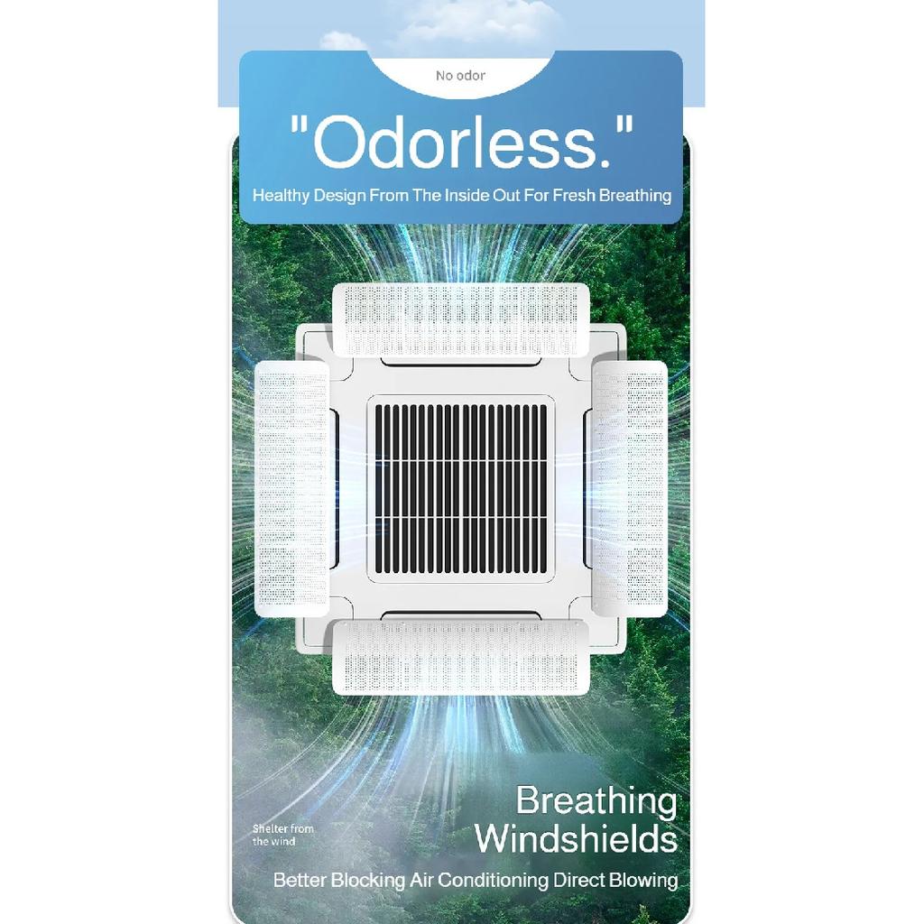 Office nopunch practical windshield Antidirect blowing central air conditioning experience baffle