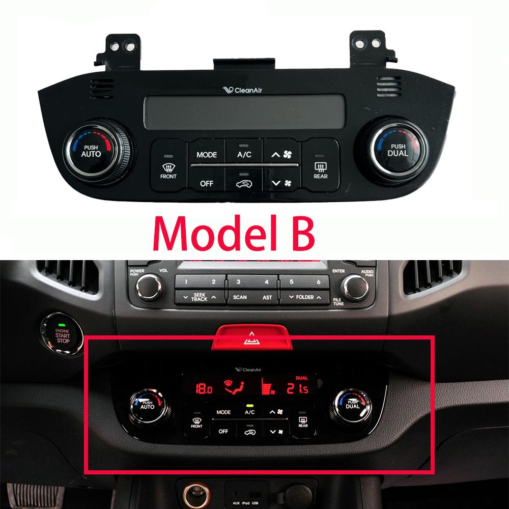 A/B Car AC HEATER CLIMATE CONTROL For Kia For Sportag 2011-2015 constant temperature air conditioning control switch assembly Heat Shields 2