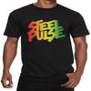 Футболка Steel Pulse Корни Регги Музыкальная Группа Черная Steel Pulse Классическая Короткий Рукав Унисекс Футболка Подарок