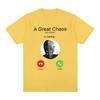 Ken Carson A Great Chaos Is Calling T Shirt Fashion Hip Hop T Shirts Summer 100% Cotton Casual Oversized T-shirts Streetwear Unisex
