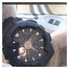 Casio G-SHOCK Модный тренд Контрастный цвет Уличная классика Стрелки Двойной дисплей Циферблат Спортивные Водонепроницаемые Кварцевый механизм Ремешок из смолы GMA-S110CM-2A