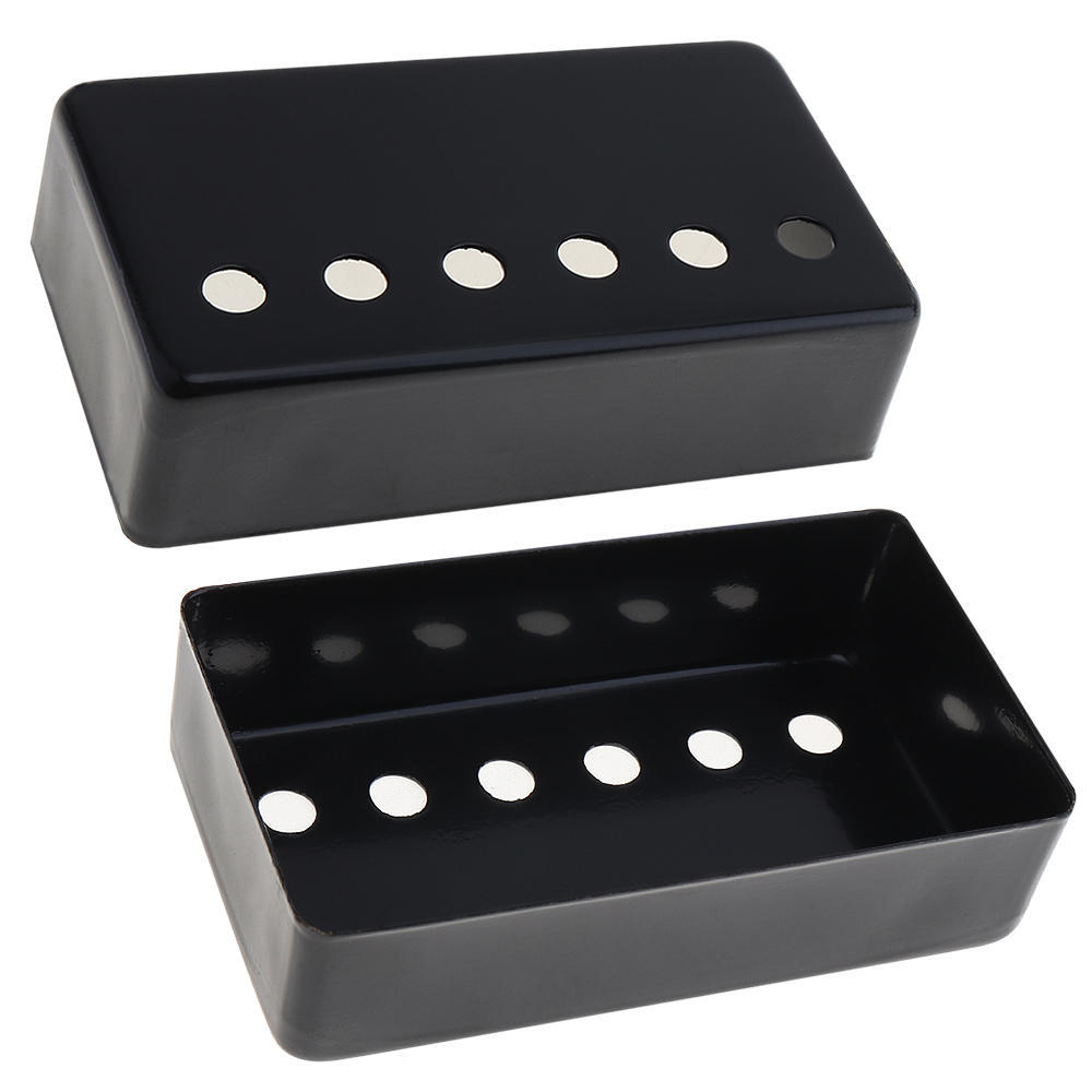 2pcs/set Metal Guitar Humbucker Pickup Cover 50 / 52mm for LP Guitar 2 Colors Optional