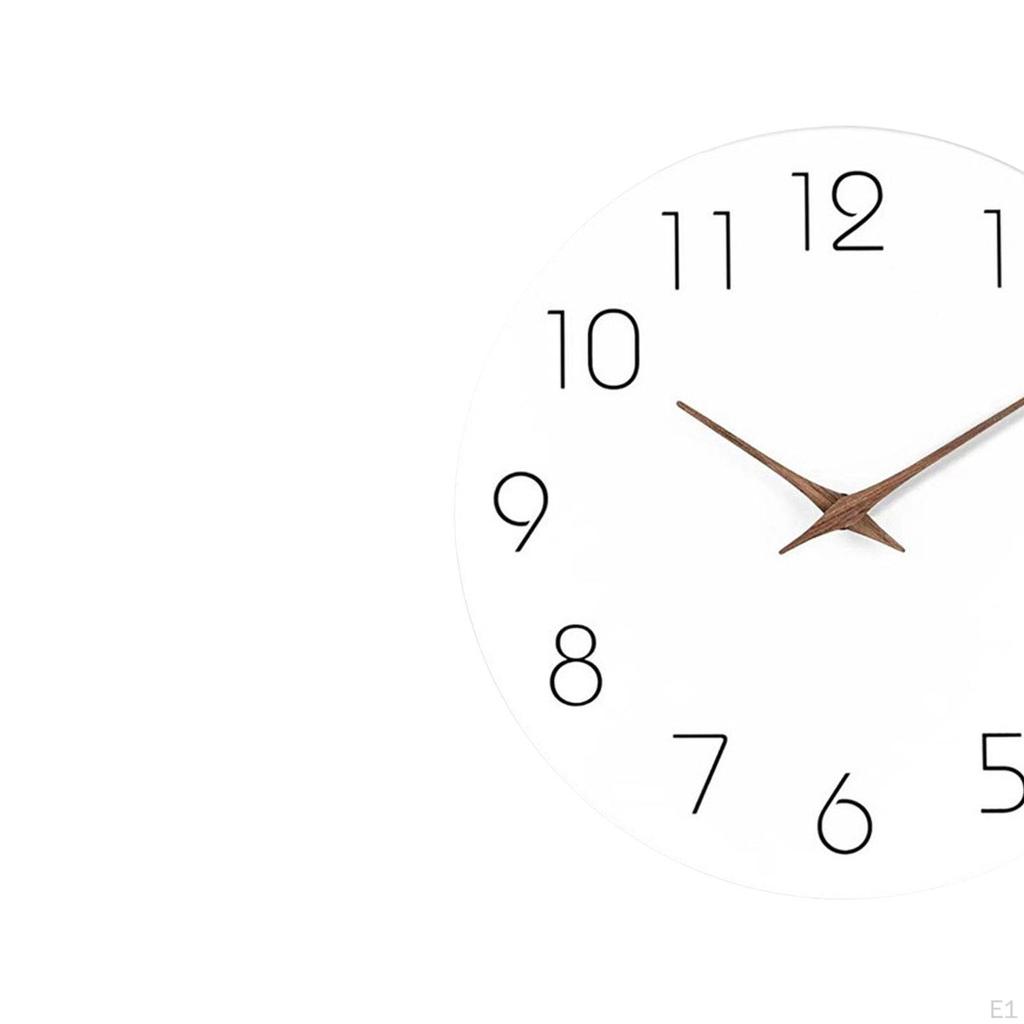 12-дюймовые настенные часы, не тикающие, бесшумные, подвесные, современные, декоративные для