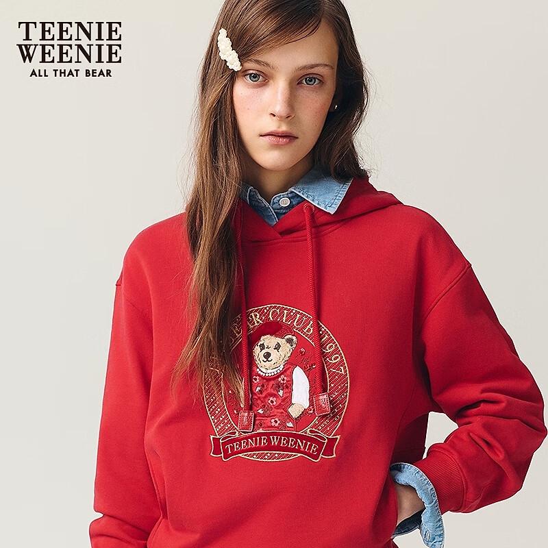 Teenie Weenie Толстовка с капюшоном и буквой медведя