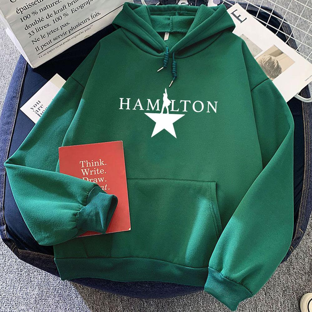 Музыкальные толстовки Hamilton с длинным рукавом для женщин/мужчин, толстовки с капюшоном, зимние теплые, модные пуловеры, одежда с графическим принтом, женская