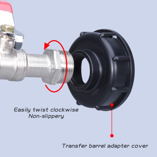 Адаптер для бака IBC Tote, устойчивый к коррозии, простой в установке, соединитель для садового шланга, сменный клапанный фитинг
