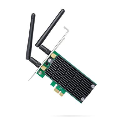 Адаптер беспроводной локальной сети WiFi AC1200 11ac 867 300 Мбит/с Совместимый с Beamforming 3 года гарантии Archer T4E TP-Link PCI-Express +