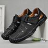 Дышащие мужские лоферы с ручной строчкой, обувь из мягкой кожи, мужская повседневная обувь, удобная обувь для вождения, мокасины, мужская обувь