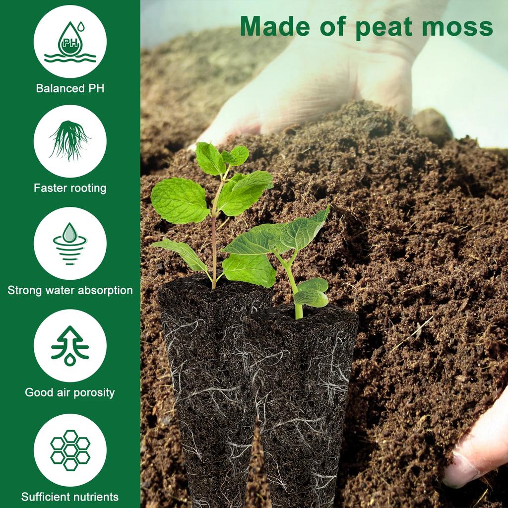 100/50 шт. губок для выращивания, сменные семенные коробочки, губки для роста корней для гидропонной системы выращивания в помещении, садовые принадлежности