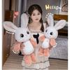 Плюшевые игрушки Зайчик с длинными ушами Мультяшные мягкие куклы Животные Детский подарок на день рождения