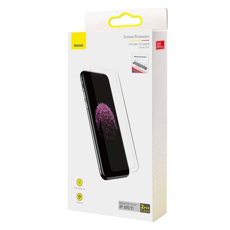 Szkło Hartowane 0.3Mm Baseus Do Iphone Xr / 11 (2Szt.)