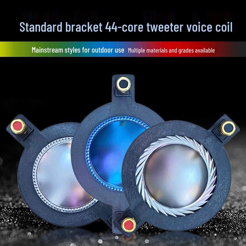 44.4mm Tweeter Voice Coil with Multiple Diaphragm Options and Flat Wire for 44 Core Speaker Repair