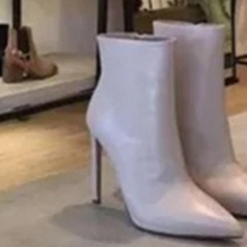 Мода 2024 Дизайнерские Ботильоны Женские Модные Ботильоны На Молнии С Высоким Каблуком Золотые Серебряные Лакированные Кожаные Короткие Ботильоны Обувь Подиумная Обувь