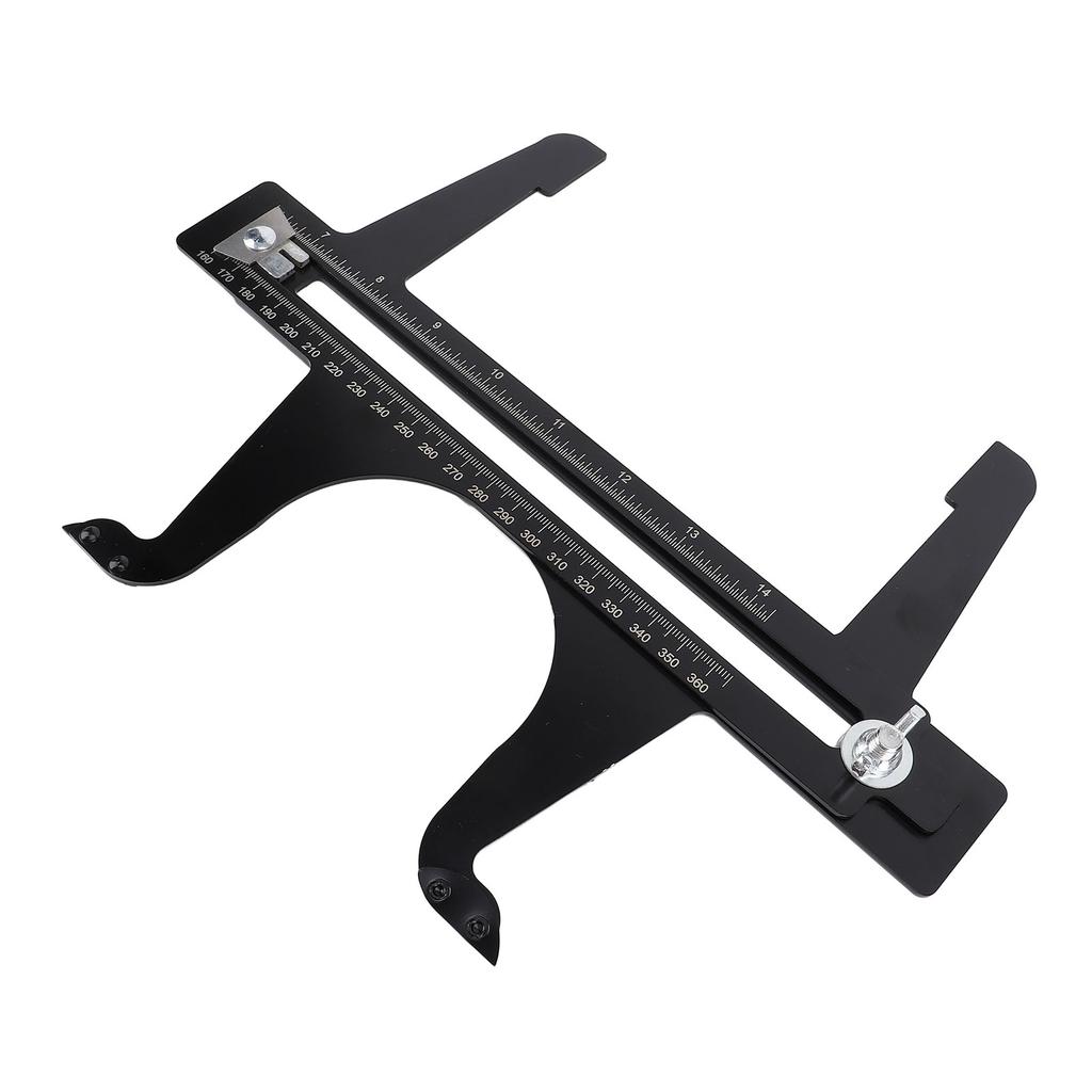 Инструмент для сброса тормозов, калибр 6,5–14,25 дюйма, двойная шкала, нержавеющая сталь, тормозной барабан, измерение и сброс T