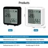 Zigbee WiFi Temperature and Humidity Sensor LCD Display Wireless Thermometer Hygrometer Work with Alexa Google