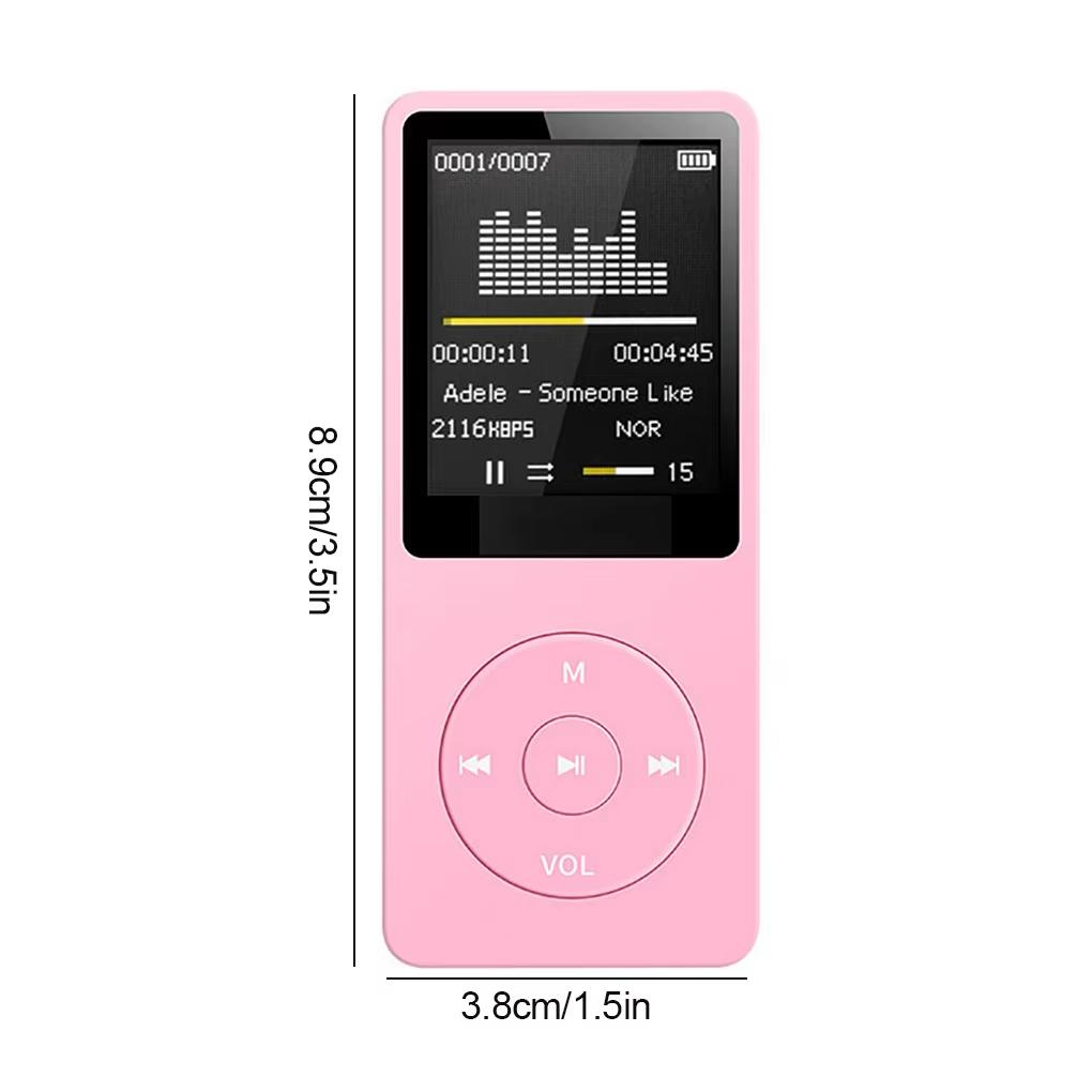 MP3-плеер USB зарядка запись цифровой дисплей экран медиа Lossless портативный карманный спорт бег ходьба музыка воспроизведение