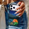 Чехол для телефона 'Природа Кемпинг Искусство' Для iPhone 17 Air 14 15 13 12 Max Чехол Для Apple 16e 11 Pro Max Plus Coque