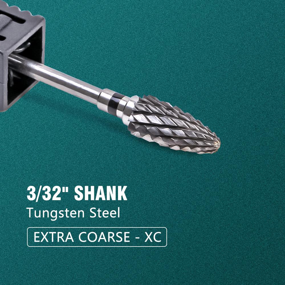 Dmoley Ceramic Tungsten Nail Drill Bit Electric Manicure Drills For Machine Milling Cutter Nail Burr Pedicure Accessories Tools