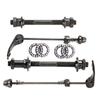 Bike Bicycle Axle Front Rear Quick Release Skewers With 25mm Hub Bearings
