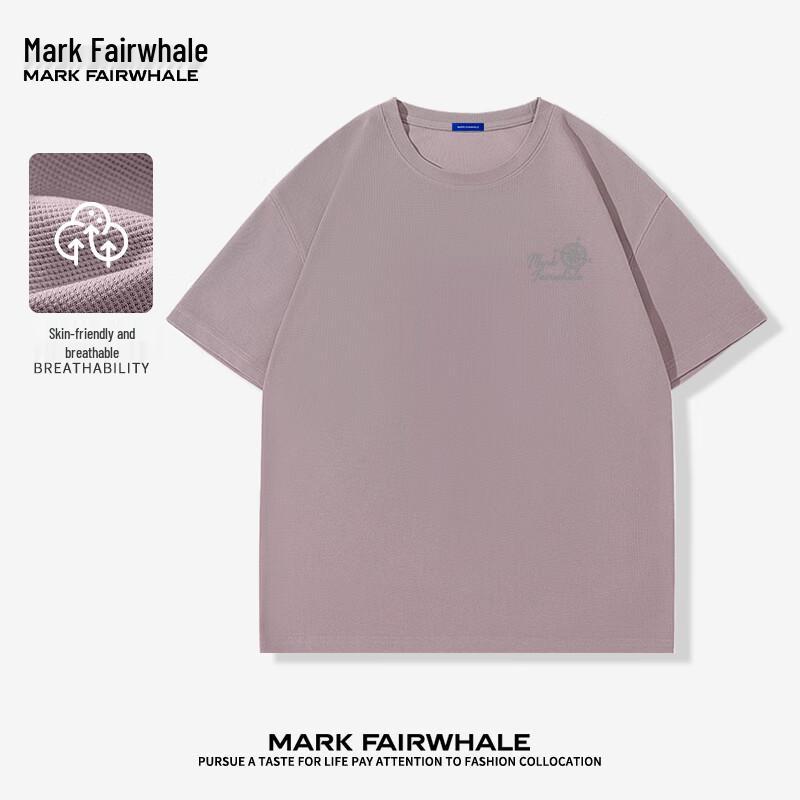Mark Fairwhale Мужская американская вафельная футболка с коротким рукавом, модель Cleanfit