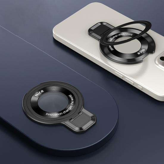 Магнитный держатель для телефона, невидимая подставка, поворот на 100 градусов, магнитный держатель для кольца, сильный магнит