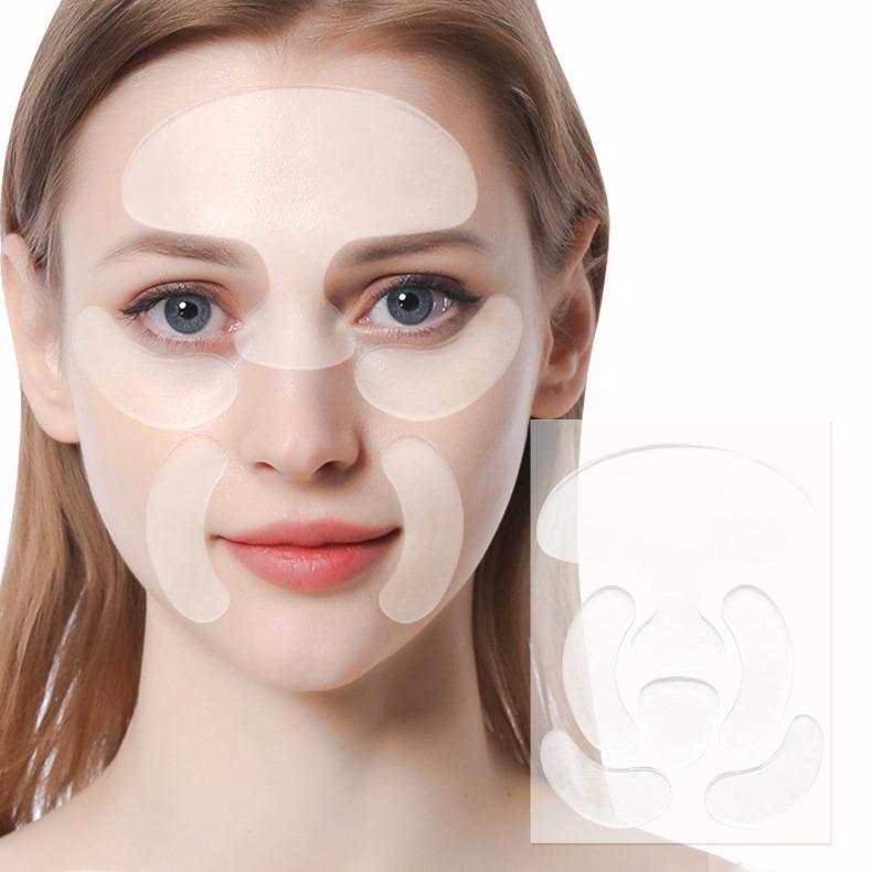 Гидрогелевые патчи для лица от морщин: Воздействует на лобные, межбровные и носогубные морщины.