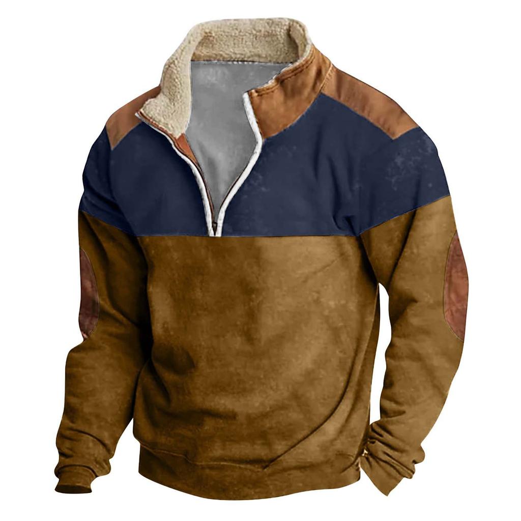 Men's  Hoodie  Loose  Long Sleeves  Round Neck