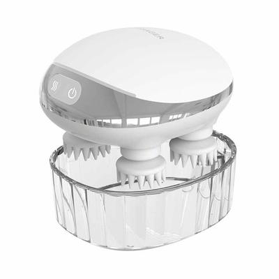 Массажер с красным светом для расслабления кожи головы на 360 градусов, беспроводной умный массажный инструмент для кожи головы, электрический компрессионный массажер для роста волос, новый