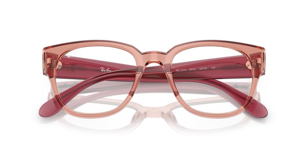 Sunglasses 0RX7210 TRANSPARENT DARK PINK 50 [Ray-Ban]