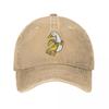 Banana Duck Kawaii Trucker Hat Stuff Casual Distressed Denim Snapback Cap For Unisex Adjustable
