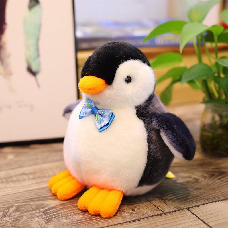 Cute Super Cute Little Penguin Doll Plush Toy Doll Mini Small Doll Birthday Gift Girl Princess Christmas Gift Holiday Congratulations Throw Pillow