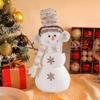 Рождественский орнамент в виде снеговика, очень мягкий, износостойкий, очаровательный внешний вид, игрушка для рождественской вечеринки, украшение для рабочего стола
