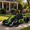 24V Electric Go-Kart for Kids Drift Function for 6-12 Years Green