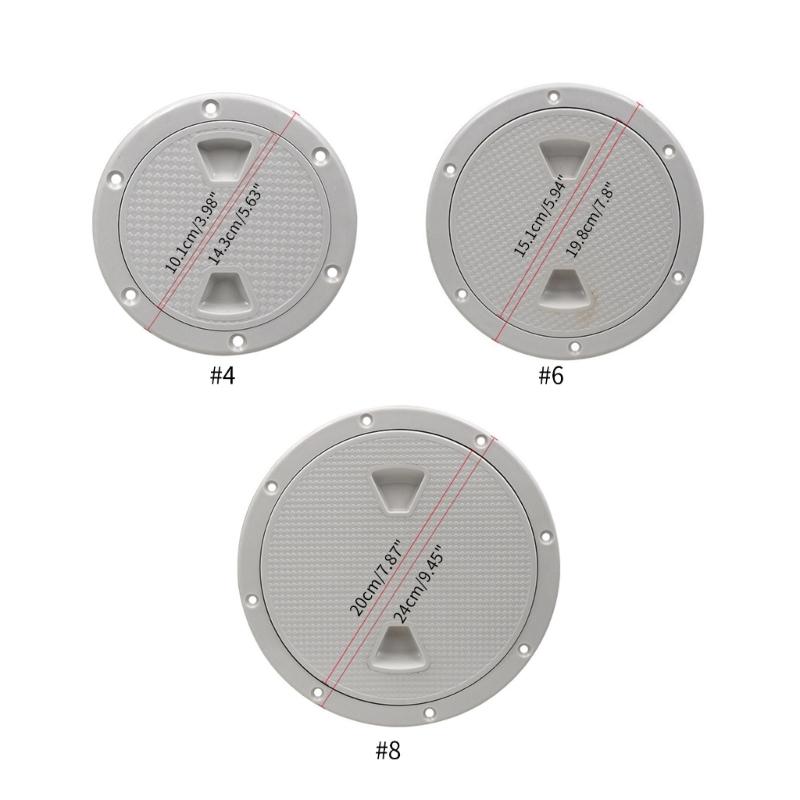 Крышка для осмотра круглой палубы Пластиковые лодки Откручивающаяся палубная пластина