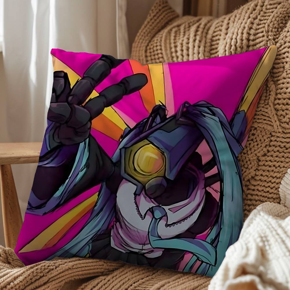 Game Gabriel V1 2 Ultrakill Pillow Case Sofa Living Room Bedroom Headboard Backrest Cushion Square Cushion Nap Time