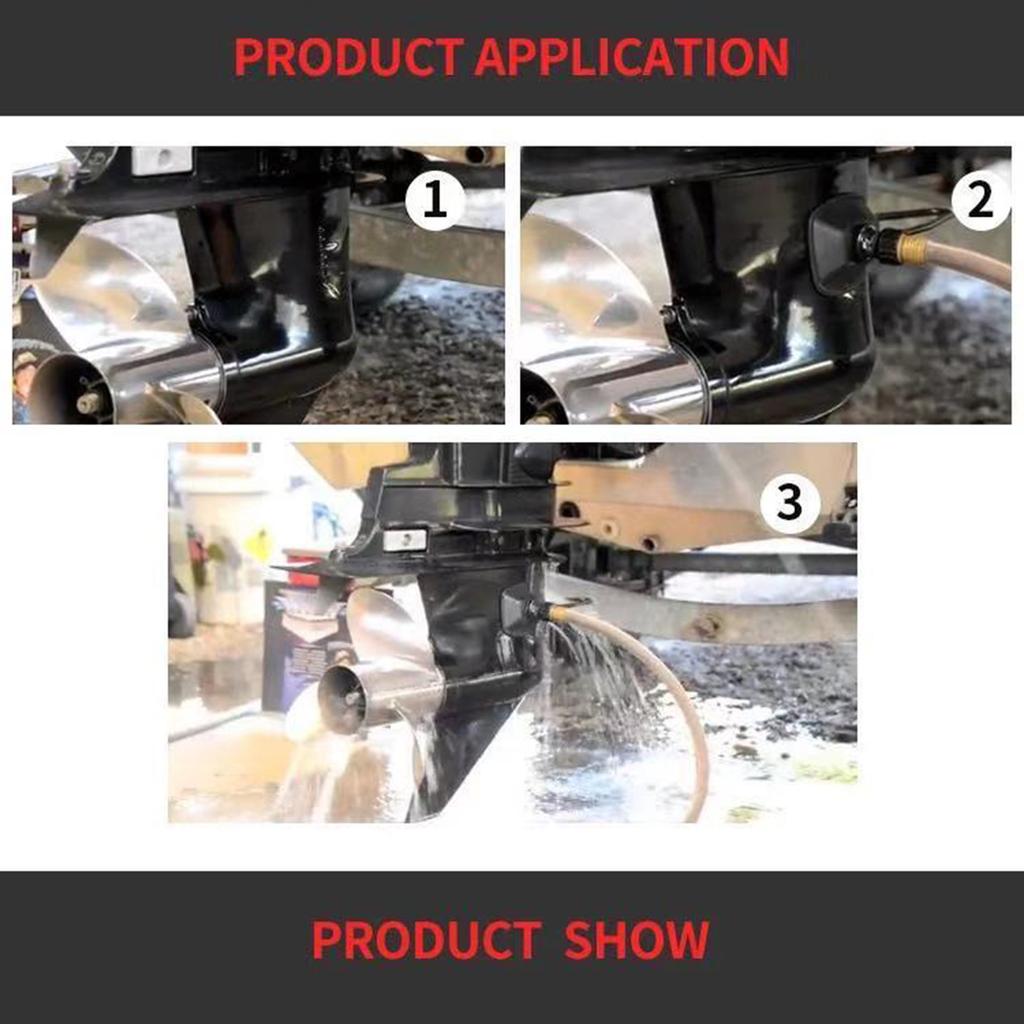 Универсальный подвесной моторный смывной насос для удаления песка, соли и соли с двухпоточной подачей воды, наушники, подходящие для аксессуаров для морских лодок