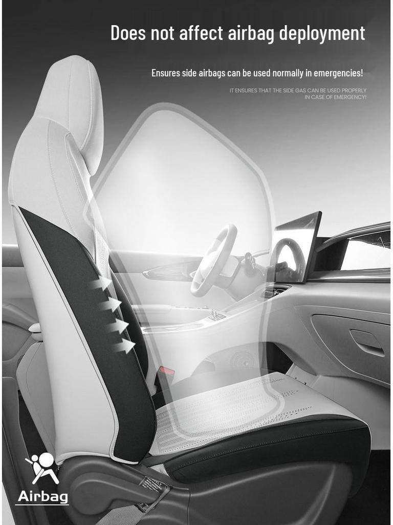 Чехол на кожаное сиденье Geely Star Wish 2025, Полуоблегающая подушка-седло, Всесезонная автомобильная подушка