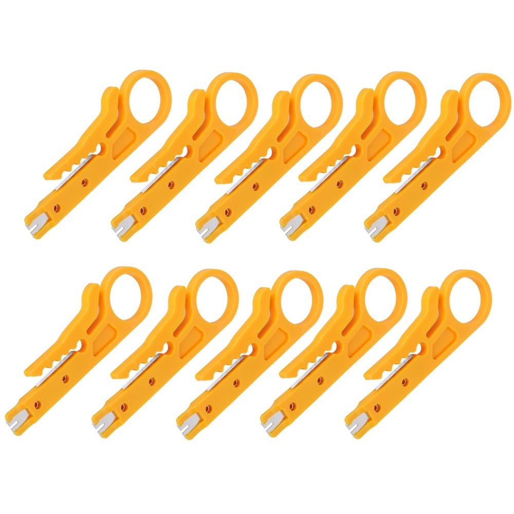 10Pcs Mini Crimping Pliers Multifunctional Cable Tool Complete Kit Network Tool Cable Repair