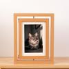 Durable Rotating Photo Frame Double Sided Pet Photo Frame  Pet Memorial Gift