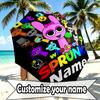 Custom Name Personalized Sprunki Game Print Umbrella, Auto Open Close, 8‑Rib Sturdy Frame, Commute Camping Hiking Use, Birthday Gift