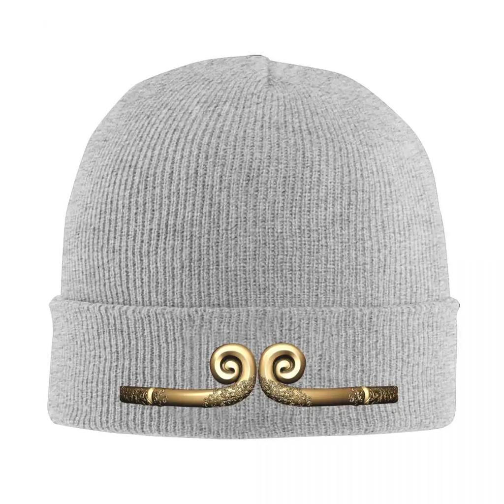 New Black Myth Wukong Golden Ring Knitted Hat Beanie Winter Hats Warm Fashion Sun Wu Kong Ring Caps For Unisex Women