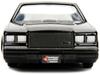 JADA TOYS 1/32 Scale Fast & Furious Dom's Buick Grand National 1987 Black F&F Dom's Buick Grand National Diecast Model Car [Parallel Import]