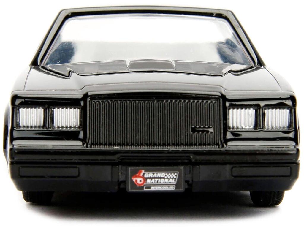 JADA TOYS 1/32 Scale Fast & Furious Dom's Buick Grand National 1987 Black F&F Dom's Buick Grand National Diecast Model Car [Parallel Import]