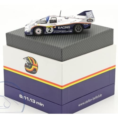 WERK83 1/43 Scale Diecast Model Car: Porsche 956K Team Rothmans N?rburgring 1000km Lap Record, 1983, Driven by Stefan Bellof and Derek Bell