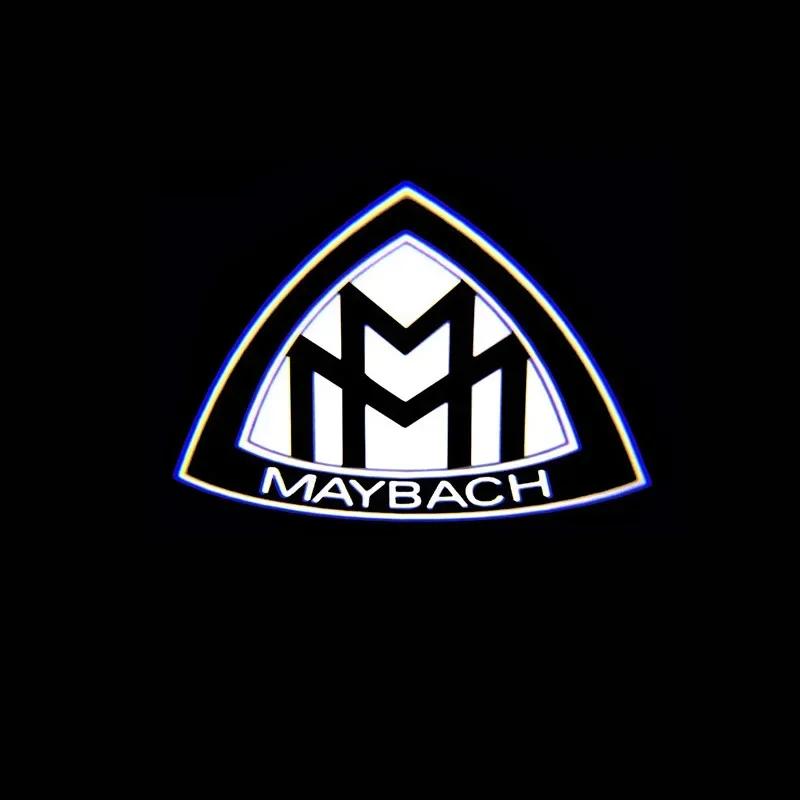 C200 E200 For Mercedes Benz 2PCS/Set Car Door Light Laser Logo Decor Project Ghost Lamp Mercedes Benz A B C M ML GLA GLS E Class