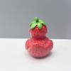 Cute Duck Figurine Cartoon Animal Sculpture Micro Landscape Fruit Duck Statue  Cabinet