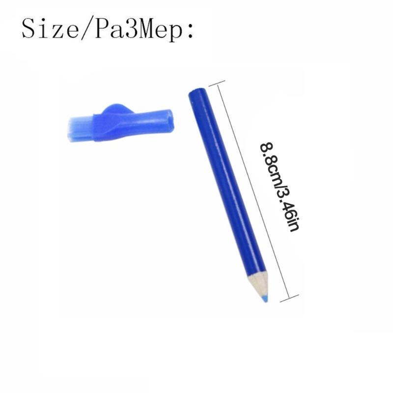 3 шт. Карандаш для разметки ткани с кисточкой, Карандаш для портного, Мелок для шитья, Ручка для шитья ткани